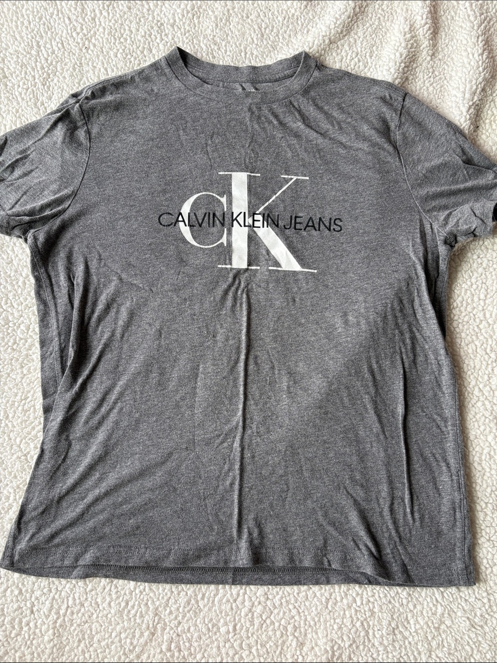 Calvin Klein grey graphic tshirt